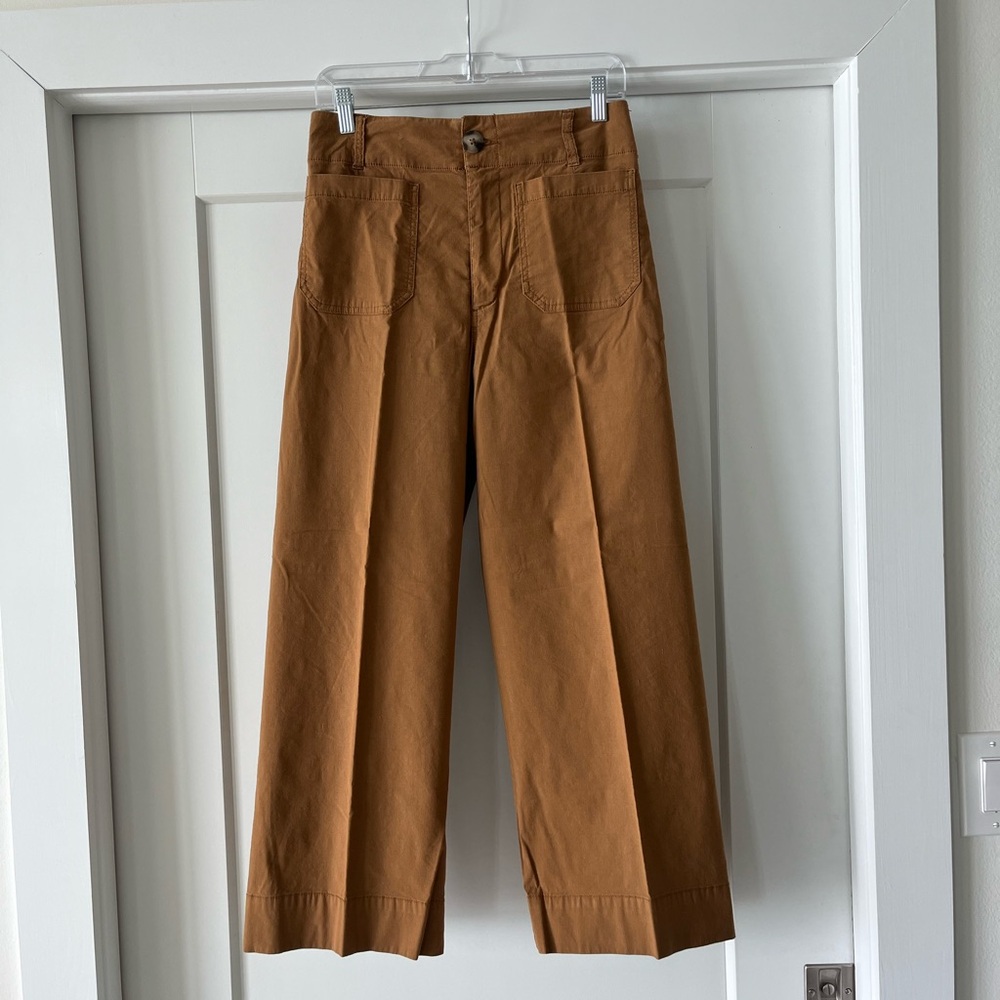 Anthropologie Women’s High Rise Wide Leg Ankle Pant